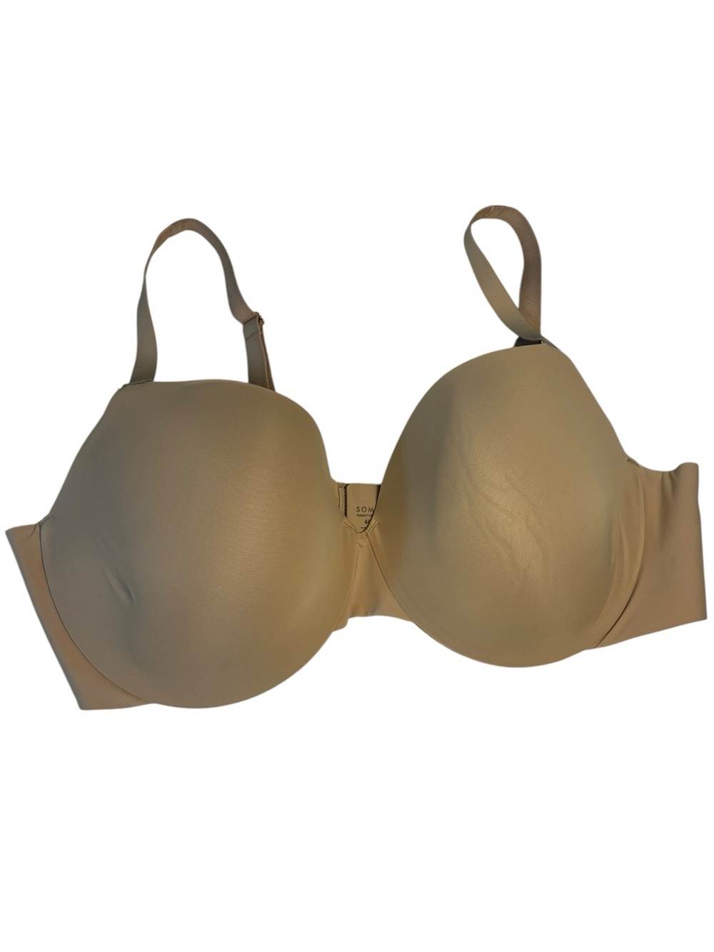 Soma Perfect Coverage Nude Tan 40D Bra NWOT